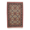Tappeto Iraniano Qum Kurk 178x105 cm qualità finissima con trama in cotone e vello in lana kurk. Disegno tipo geometrico.