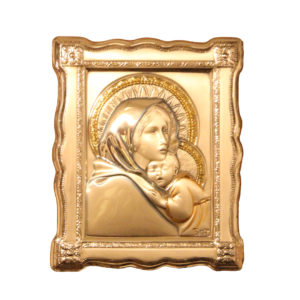 Capezzale raffigurante "Madonna con Bambino"