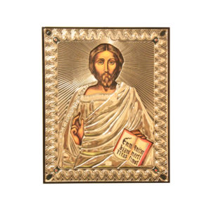 Pregiato capezzale raffigurante "Cristo Benedicente"