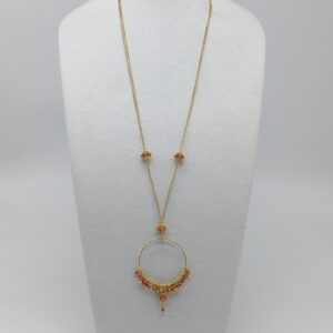 Collana modello zingaresco corallo