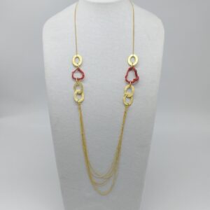 Collana Lunga con Creole Corallo