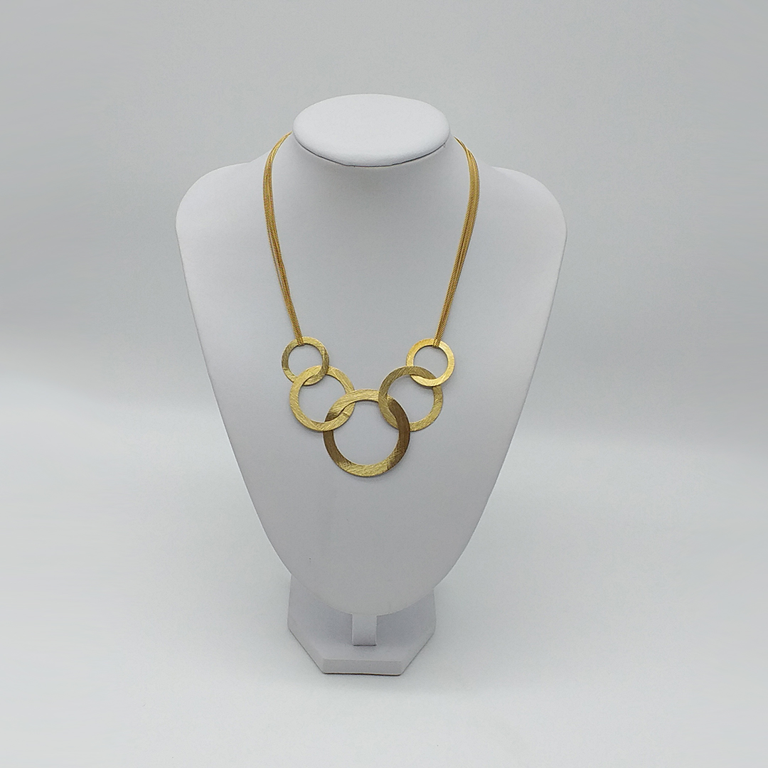 1113 65 02 07 CL. jpg Collana Corta Argento Graffiato