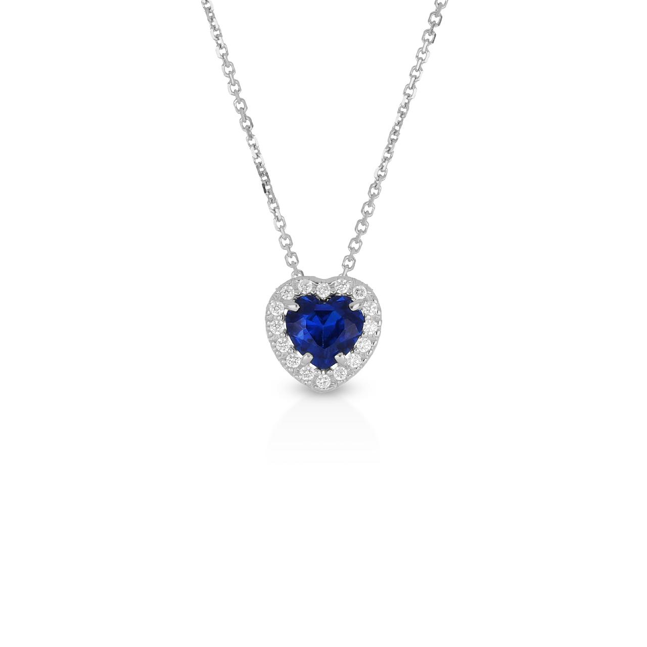 C461ZK Girocollo cuore blu 6853 02